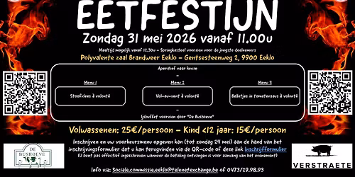 Eetfestijn brandweer post Eeklo