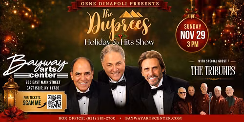 The Duprees "Holiday and Hits" Show in East Islip 