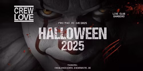 Halloween l 31.10.25 I Live Club Bamberg
