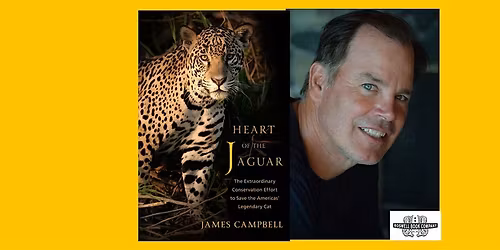 James Campbell, author of HEART OF THE JAGUAR- a Boswell event
