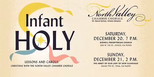 Infant Holy: Lessons and Carols with the NVCC