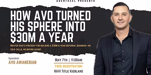 How Avo Turned His Sphere Into $30M A Year