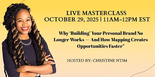 Building\u2019 Your Personal Brand No Longer Works \u2014 How to get ahead now DC
