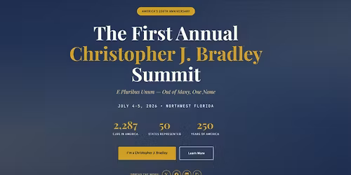 The First Annual Christopher J. Bradley Summit