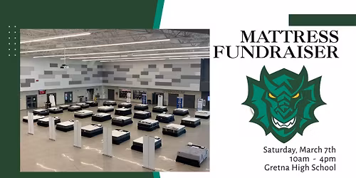 Gretna High Band Boosters Mattress Sale Fundraiser