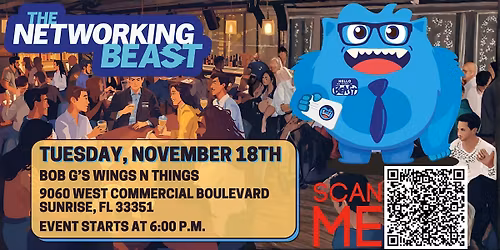Networking Event & Business Card Exchange by The Networking Beast (SUNRISE)