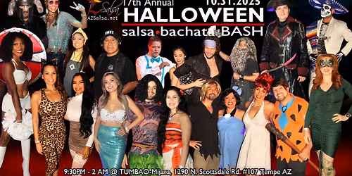TUMBAO Fridays ~The 17th annual HALLOWEEN SALSA BASH, Fri, Oct 31! \ud83d\udd25\ud83d\udc83\ud83d\udd7a\ud83c\udf7b\ud83c\udf77\ud83c\udf79