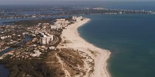 Lido Beach Renourishment Project ribbon cutting ceremony