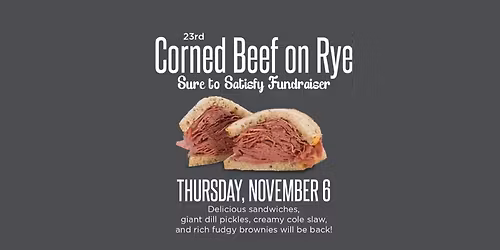 23rd Corned Beef on Rye Fundraiser