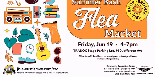 Flea Market at the Summer Bash
