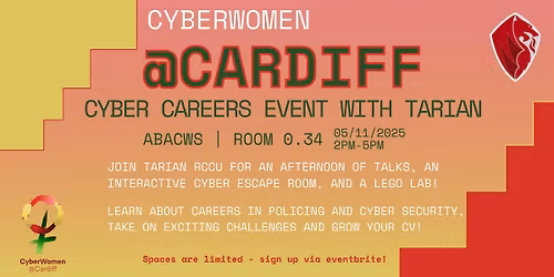 CyberWomen@Cardiff: Cyber Careers Event with Tarian