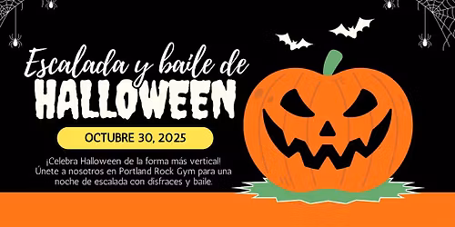 Escalada y Baile de Halloween