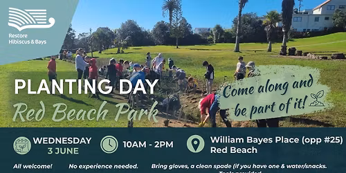 Red Beach Park - Community Planting Day