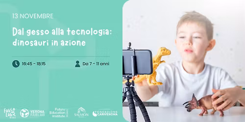 Stop motion : dinosauri in azione  da 7 a 11 anni