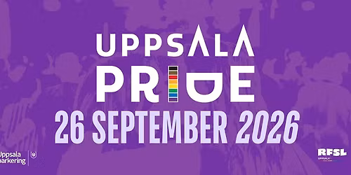 Uppsala Pride 2026 \u2022 Save the Date 26\/9