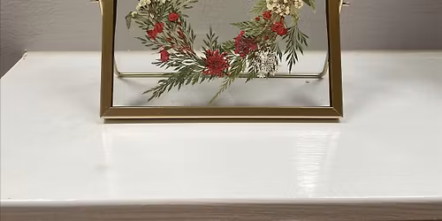 Pressed Flower Wreath at King Canary Brewery