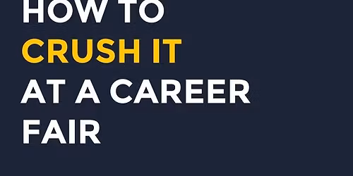 Preparing for the Career Fair