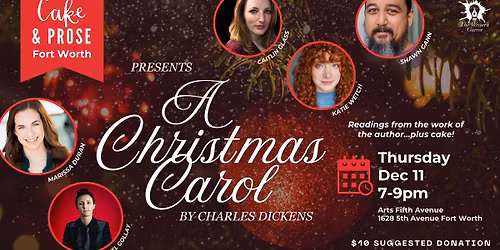 Cake & Prose: A Christmas Carol