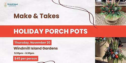 Make and Takes: Holiday Porch Pots