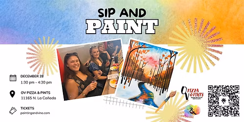 Snowy Creek Paint and Sip at OV Pizza