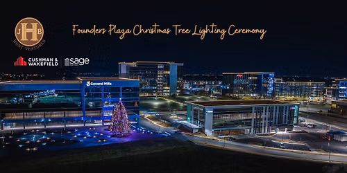 Founders Plaza Christmas Tree Lighting Ceremony