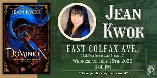 Jean Kwok Live at Tattered Cover Colfax