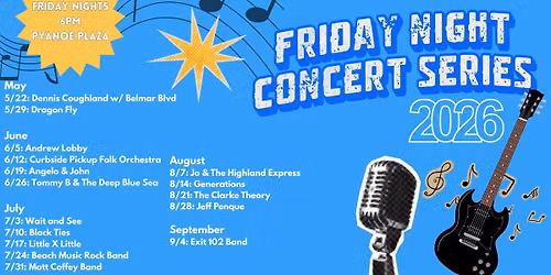 2026 Friday Night Concert Series