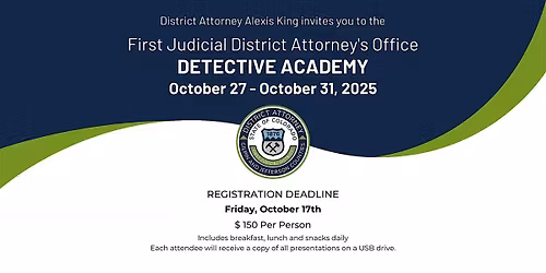 2025 New Detective Academy