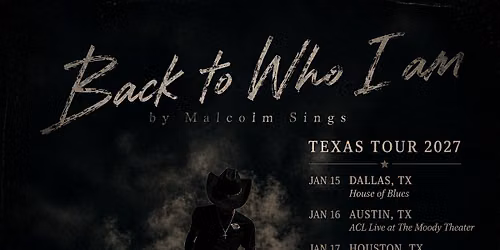 The Back To Who I Am Tour