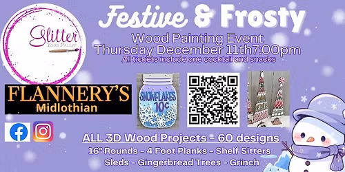 Wood Painting Event - Flannery\u2019s Midlothian - Public