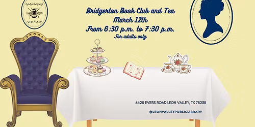 Bridgerton Book Club and Tea
