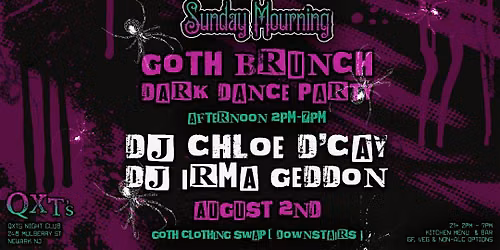 SUNDAY MOURNING: Goth Brunch & Dark Dance Party