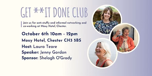 GET **IT DONE CLUB Chester October