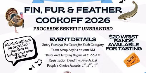 Unbranded\u2019s Fin, Fur and Feather Cook-off 