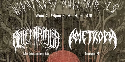 Salem Trials, Deluseur and Ametropia @Bad Habits 