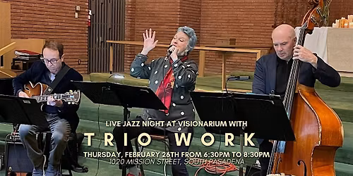 \u2728 Live Jazz Night at Visionarium with Trio WoRK \u2728