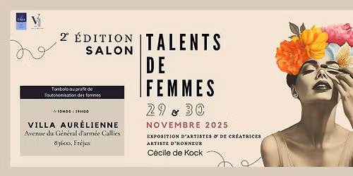 2e \u00e9dition Salon Talents de Femmes