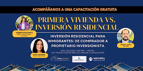 Primera Vivienda vs. Inversi\u00f3n Residencial