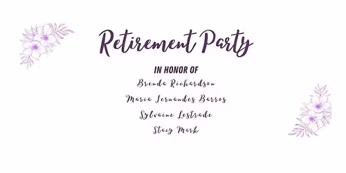 Retirement Celebration