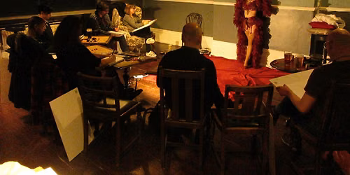 Life drawing with burlesque performer PANDORA MAY