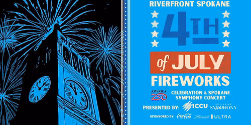 4th of July Fireworks Celebration & Spokane Symphony Concert