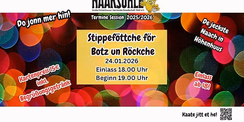 Stippef\u00f6ttche f\u00fcr Botz un R\u00f6ckche