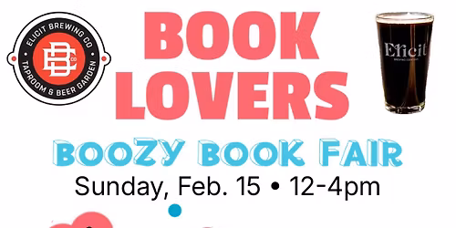 Boozy Book Fair at Elicit Brewing Danbury