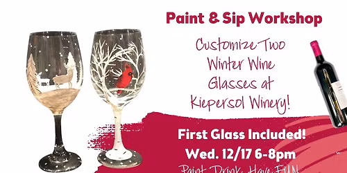Paint and Sip Workshop at Kiepersol! 