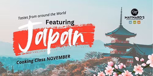 Tastes from around the World: Japan Cooking Class
