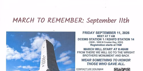 Outer Banks 9\/11 Memorial Walk
