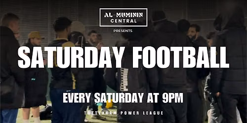 Saturday Football Sessions | DM on Instagram to book (18+)