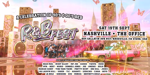 R&B Fest Is Coming To Nashville!