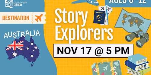 Tween Story Explorers: Australia!