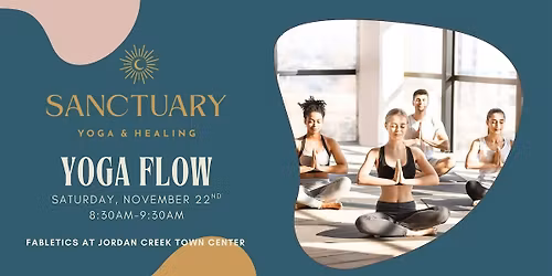 Yoga Flow @ Fabletics with Sanctuary Yoga & Healing